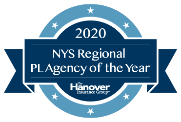 2020 NYS Regional PL Agency of the Year Awarded by the Hanover Insurance Group